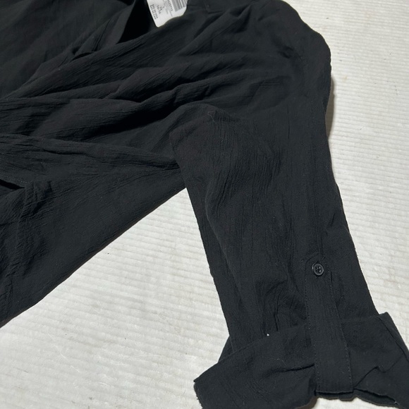 Torrid Black Button-Down Shirt - Picture 8 of 11